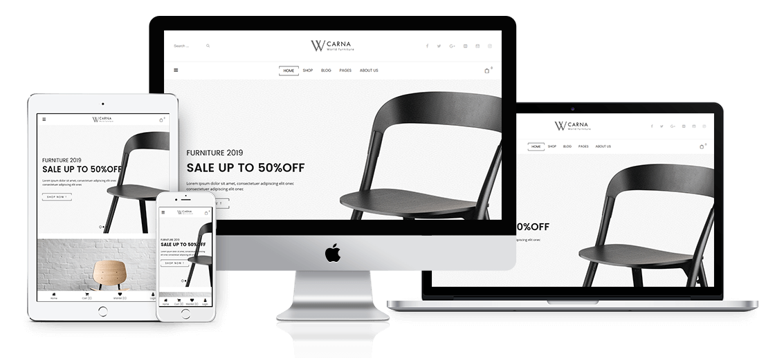 Carna | Luxury Furniture WooCommerce WordPress Theme